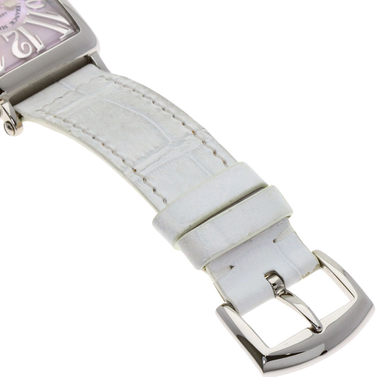 FRANCK MULLER フランクミュラー 902QZRELMOP ロングアイランド マザーオブパール 腕時計 SS レディース 中古