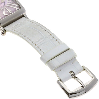 FRANCK MULLER フランクミュラー 902QZRELMOP ロングアイランド マザーオブパール 腕時計 SS レディース 中古