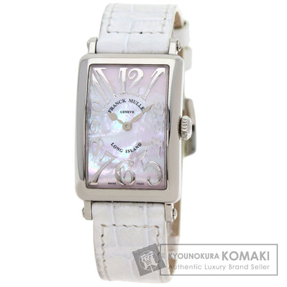FRANCK MULLER フランクミュラー 902QZRELMOP ロングアイランド マザーオブパール 腕時計 SS レディース 中古