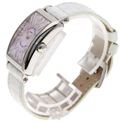 FRANCK MULLER フランクミュラー 902QZRELMOP ロングアイランド マザーオブパール 腕時計 SS レディース 中古