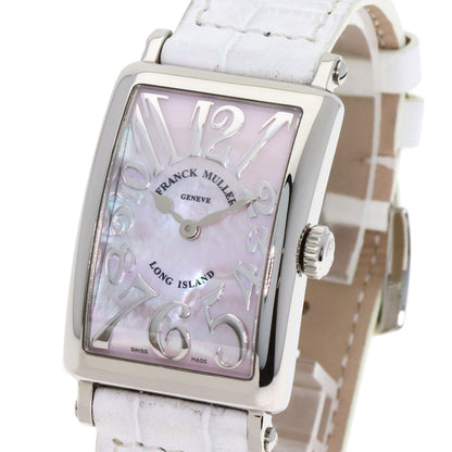FRANCK MULLER フランクミュラー 902QZRELMOP ロングアイランド マザーオブパール 腕時計 SS レディース 中古