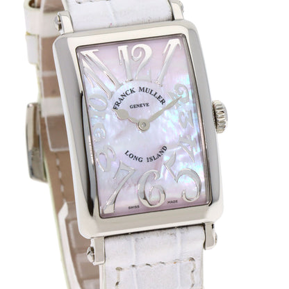 FRANCK MULLER フランクミュラー 902QZRELMOP ロングアイランド マザーオブパール 腕時計 SS レディース 中古