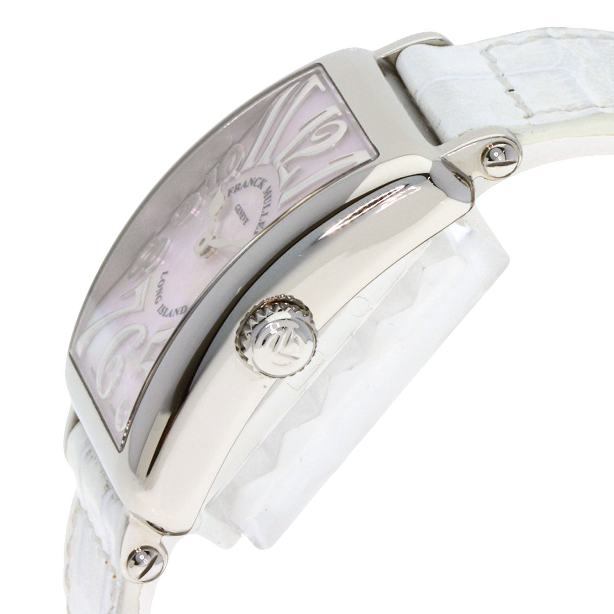 FRANCK MULLER フランクミュラー 902QZRELMOP ロングアイランド マザーオブパール 腕時計 SS レディース 中古
