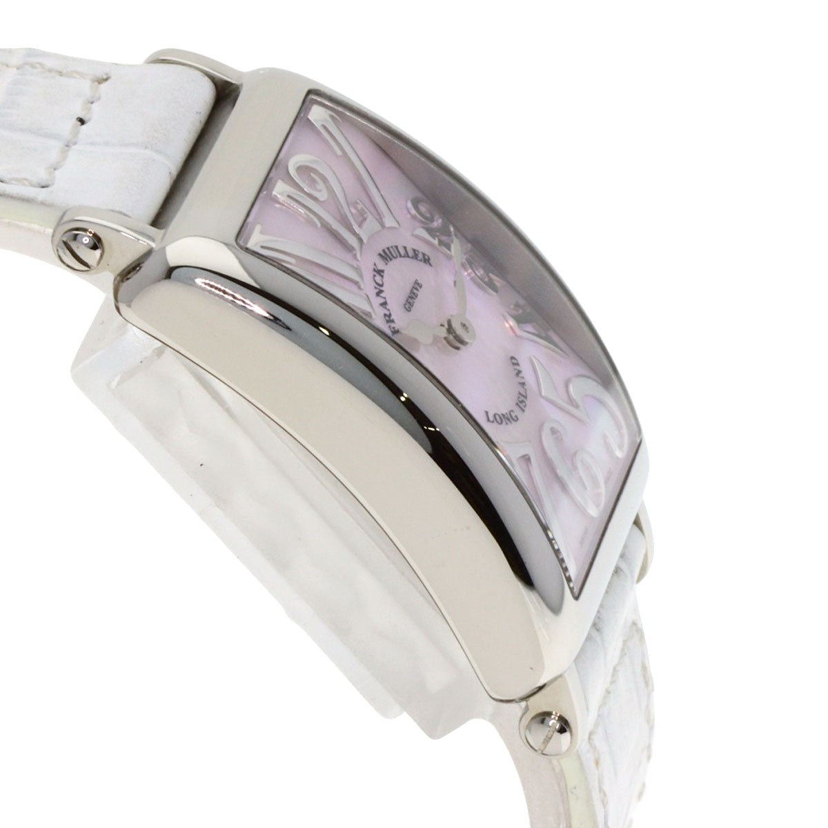 FRANCK MULLER フランクミュラー 902QZRELMOP ロングアイランド マザーオブパール 腕時計 SS レディース 中古