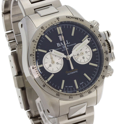 BALLWATCH ボールウォッチ CM2198C-S2CJ-BK エンジニア ハイドロカーボン レーサー クロノグラフ 腕時計 SS メンズ 中古