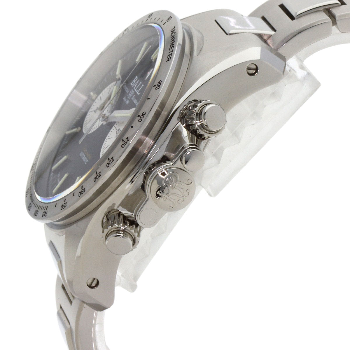 BALLWATCH ボールウォッチ CM2198C-S2CJ-BK エンジニア ハイドロカーボン レーサー クロノグラフ 腕時計 SS メンズ 中古