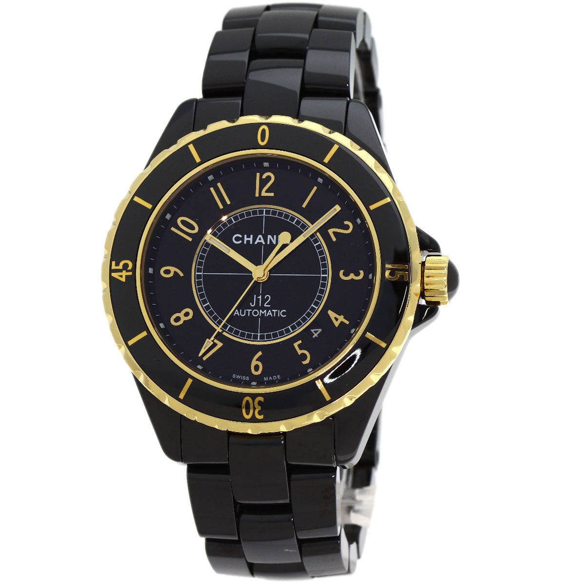 CHANEL シャネル H2129 J12 42mm キャリバー3125 腕時計 セラミック メンズ 中古