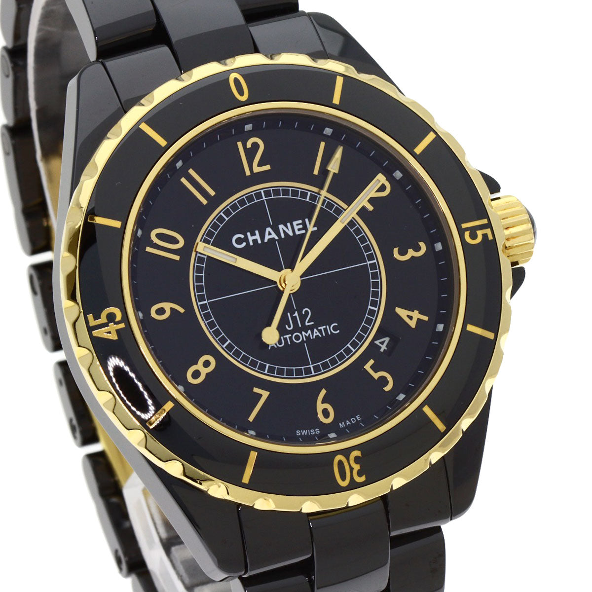 CHANEL シャネル H2129 J12 42mm キャリバー3125 腕時計 セラミック メンズ 中古