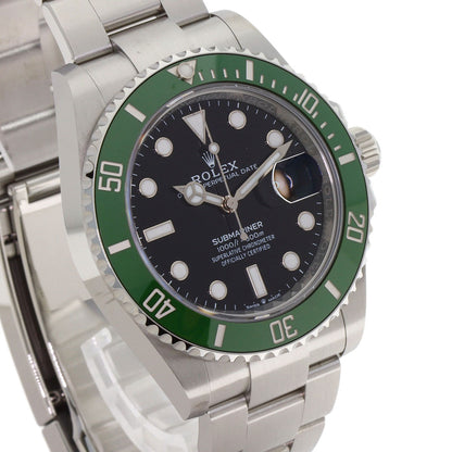 ROLEX ロレックス 126610LV サブマリーナ デイト 腕時計 SS メンズ 中古
