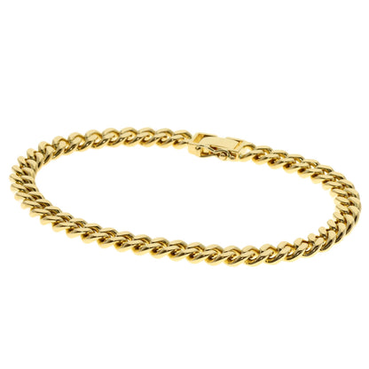 SELECT JEWELRY セレクトジュエリー 喜平 キヘイ 2面 ブレスレット K18YG メンズ 中古