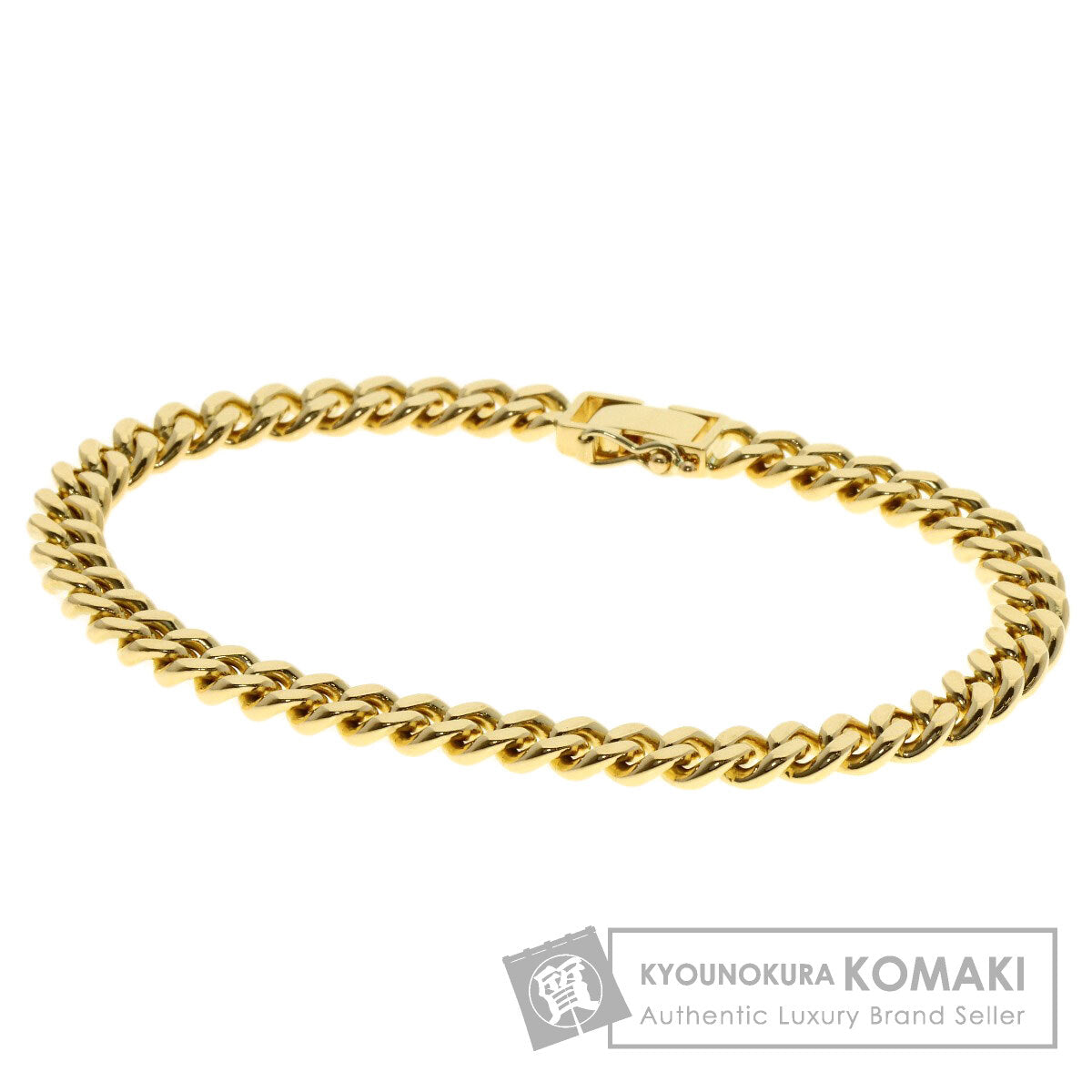 SELECT JEWELRY セレクトジュエリー 喜平 キヘイ 2面 ブレスレット K18YG メンズ 中古