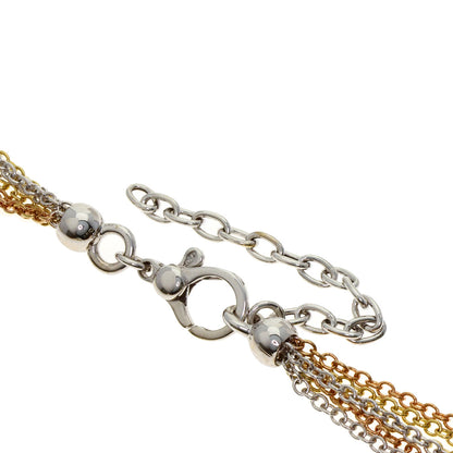 SELECT JEWELRY セレクトジュエリー スリーカラー ダイヤモンド ネックレス K18YG レディース 中古