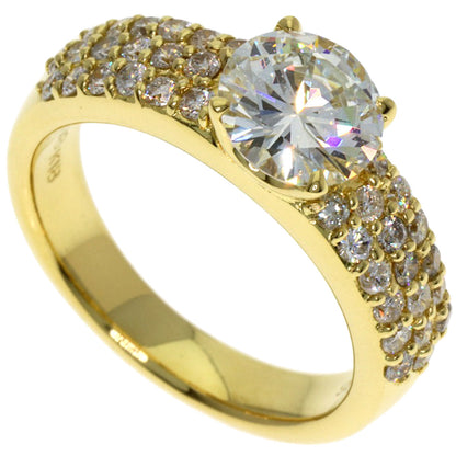 SELECT JEWELRY セレクトジュエリー ダイヤモンド リング・指輪 K18YG レディース 中古