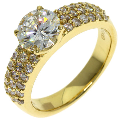 SELECT JEWELRY セレクトジュエリー ダイヤモンド リング・指輪 K18YG レディース 中古