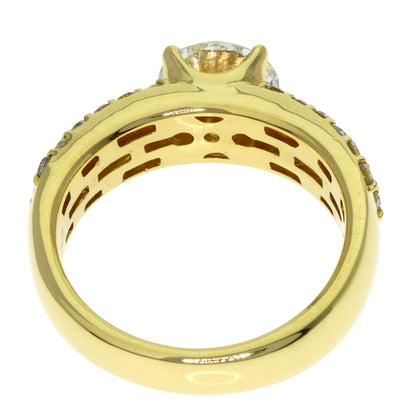 SELECT JEWELRY セレクトジュエリー ダイヤモンド リング・指輪 K18YG レディース 中古