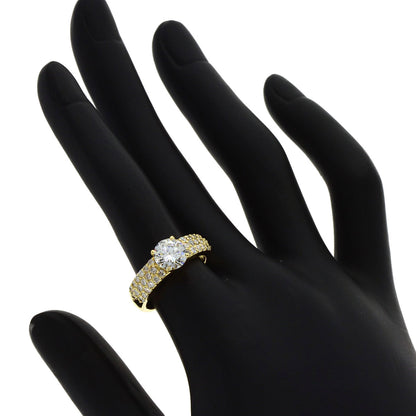 SELECT JEWELRY セレクトジュエリー ダイヤモンド リング・指輪 K18YG レディース 中古