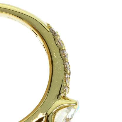 SELECT JEWELRY セレクトジュエリー ダイヤモンド リング・指輪 K18YG レディース 中古