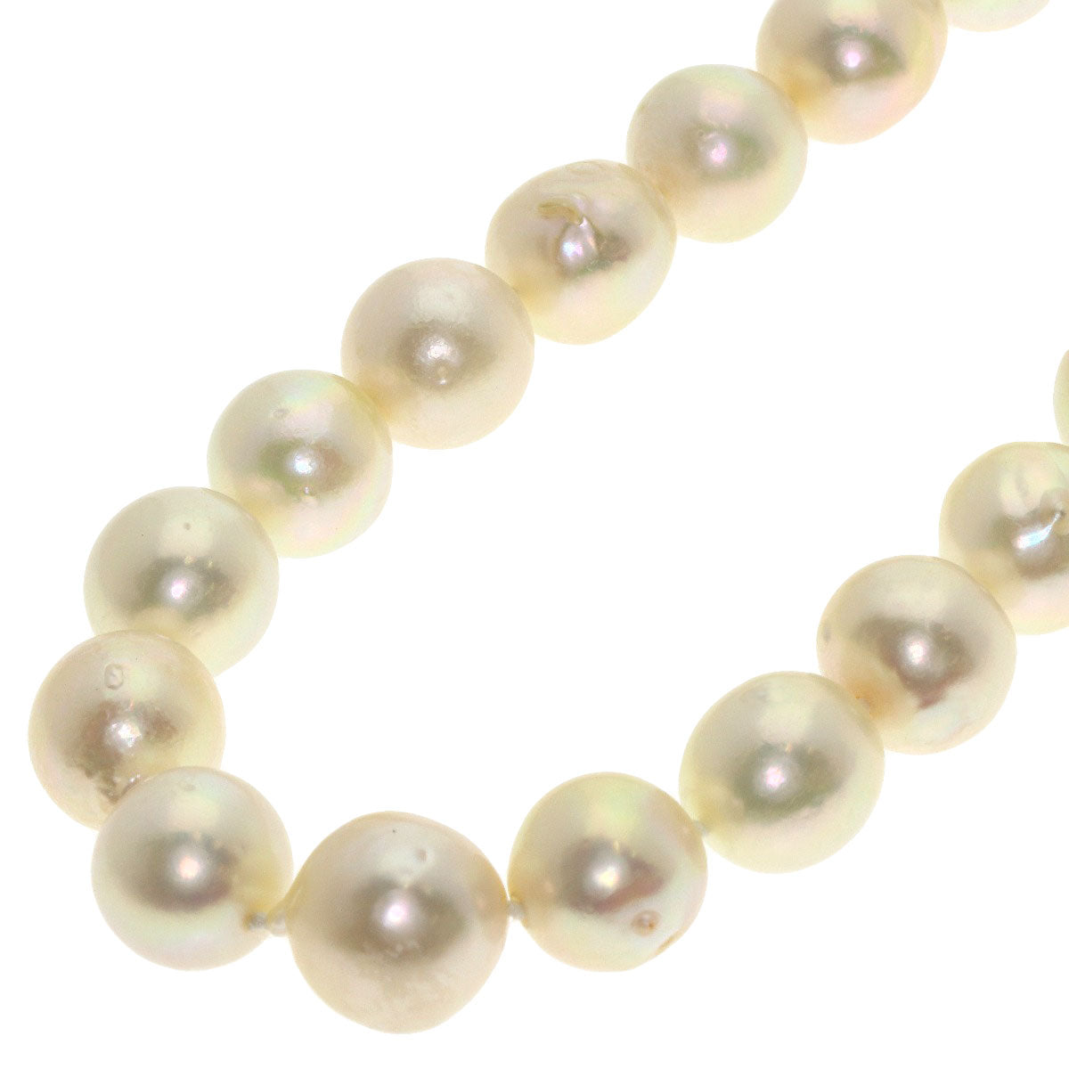 SELECT JEWELRY セレクトジュエリー パール 真珠 ダイヤモンド ネックレス K18YG レディース 中古