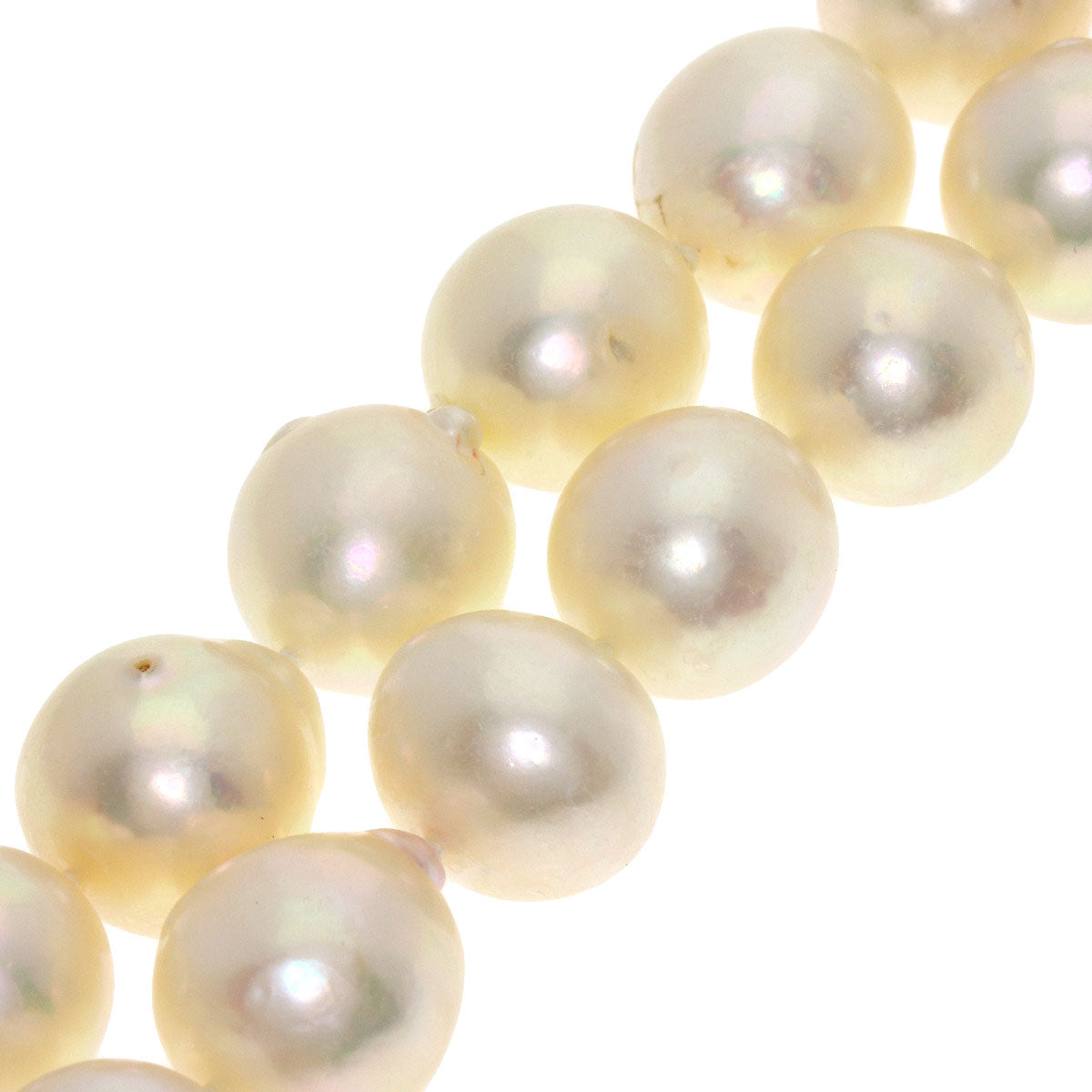 SELECT JEWELRY セレクトジュエリー パール 真珠 ダイヤモンド ネックレス K18YG レディース 中古