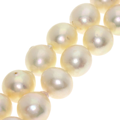 SELECT JEWELRY セレクトジュエリー パール 真珠 ダイヤモンド ネックレス K18YG レディース 中古