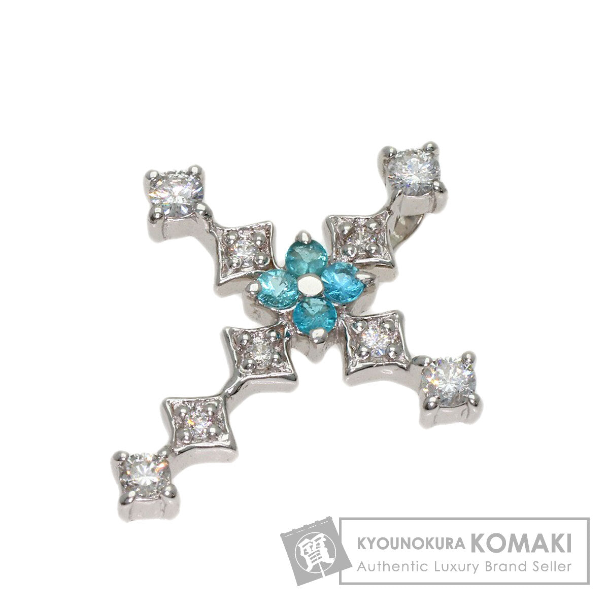 セレクトジュエリー パライバトルマリン ダイヤモンド ペンダントトップ 中古 商品画像1
