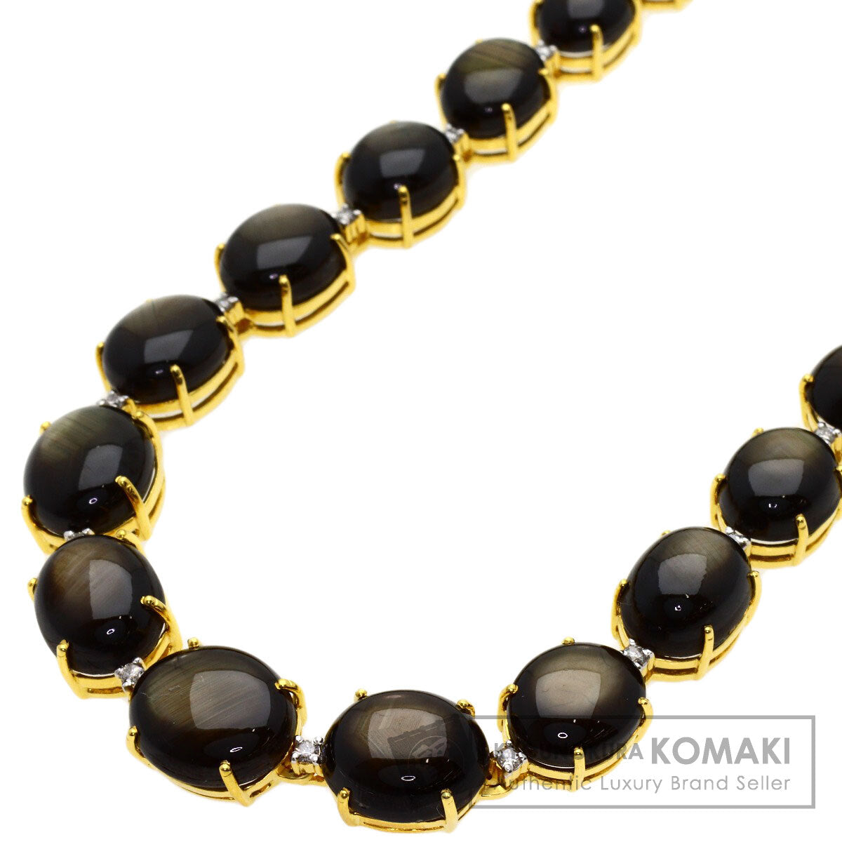 セレクトジュエリー ブラックスターサファイア ダイヤモンド ネックレス 中古 商品画像1