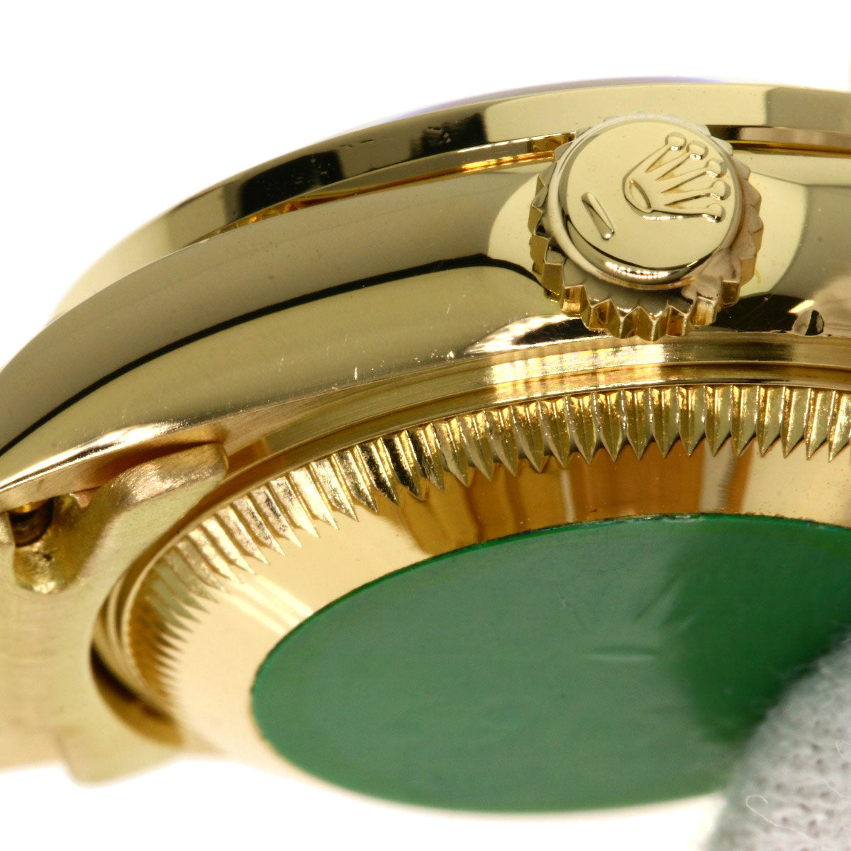 ROLEX ロレックス 69158G デイトジャスト ベゼル ダイヤモンド 腕時計 K18YG レディース 中古