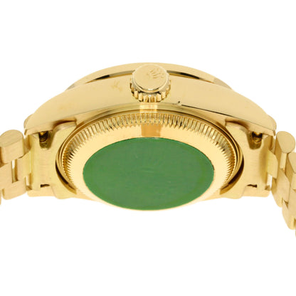 ROLEX ロレックス 69158G デイトジャスト ベゼル ダイヤモンド 腕時計 K18YG レディース 中古