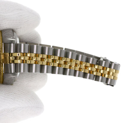 ROLEX ロレックス 69173G デイトジャスト 10P ダイヤモンド 腕時計 SS レディース 中古