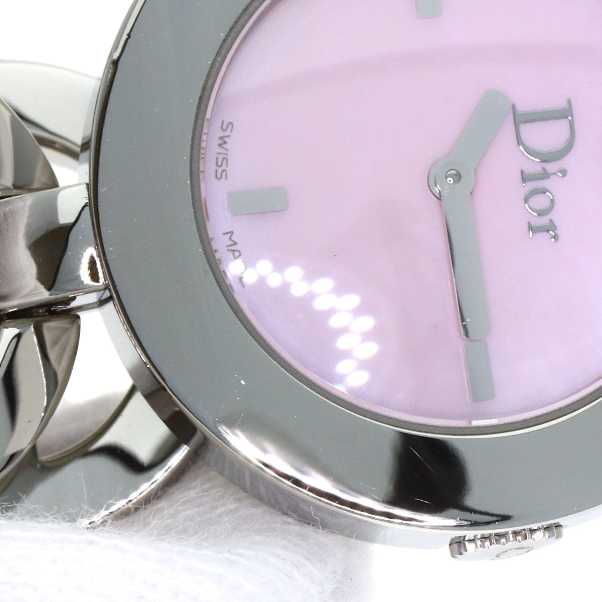 CHRISTIAN DIOR クリスチャンディオール CD022110 マリス 腕時計 SS レディース 中古