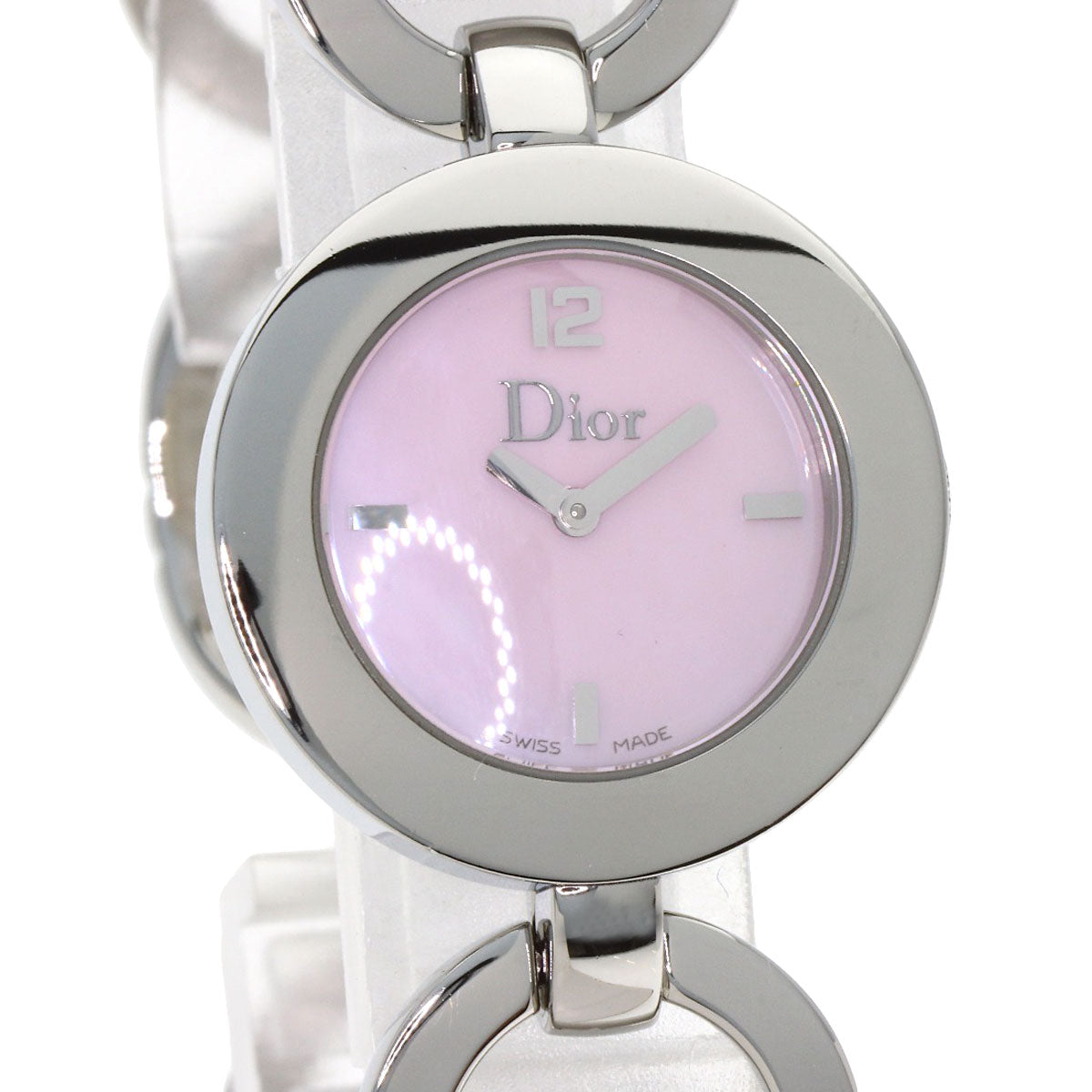 CHRISTIAN DIOR クリスチャンディオール CD022110 マリス 腕時計 SS レディース 中古