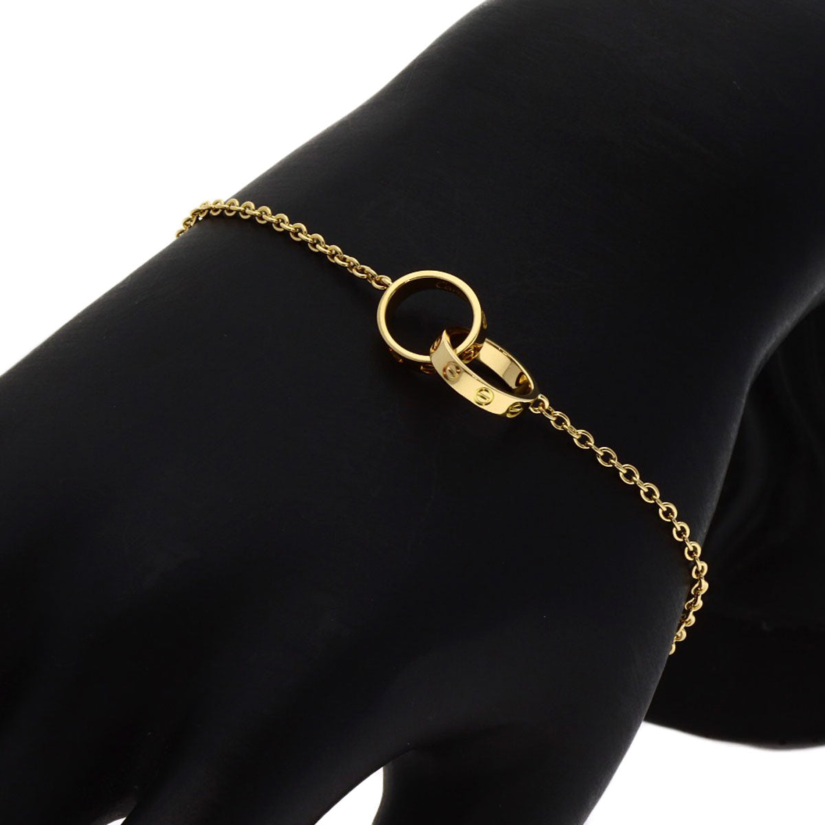 CARTIER カルティエ ベビーラブ ブレスレット K18YG レディース 中古