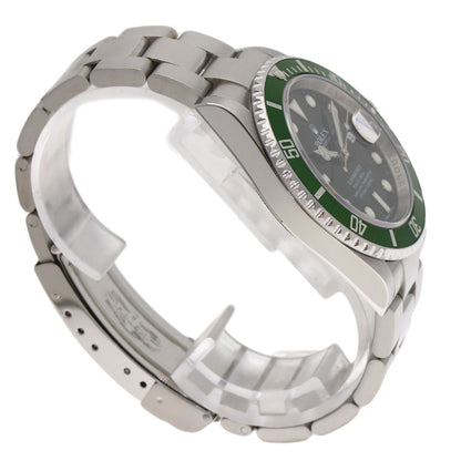 ROLEX ロレックス 16610 サブマリーナ デイト グリーンサブ 腕時計 SS メンズ 中古