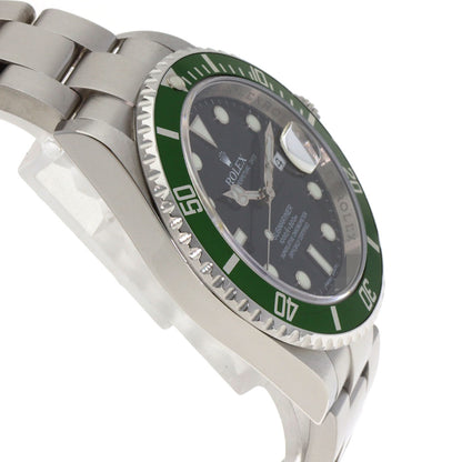 ROLEX ロレックス 16610 サブマリーナ デイト グリーンサブ 腕時計 SS メンズ 中古