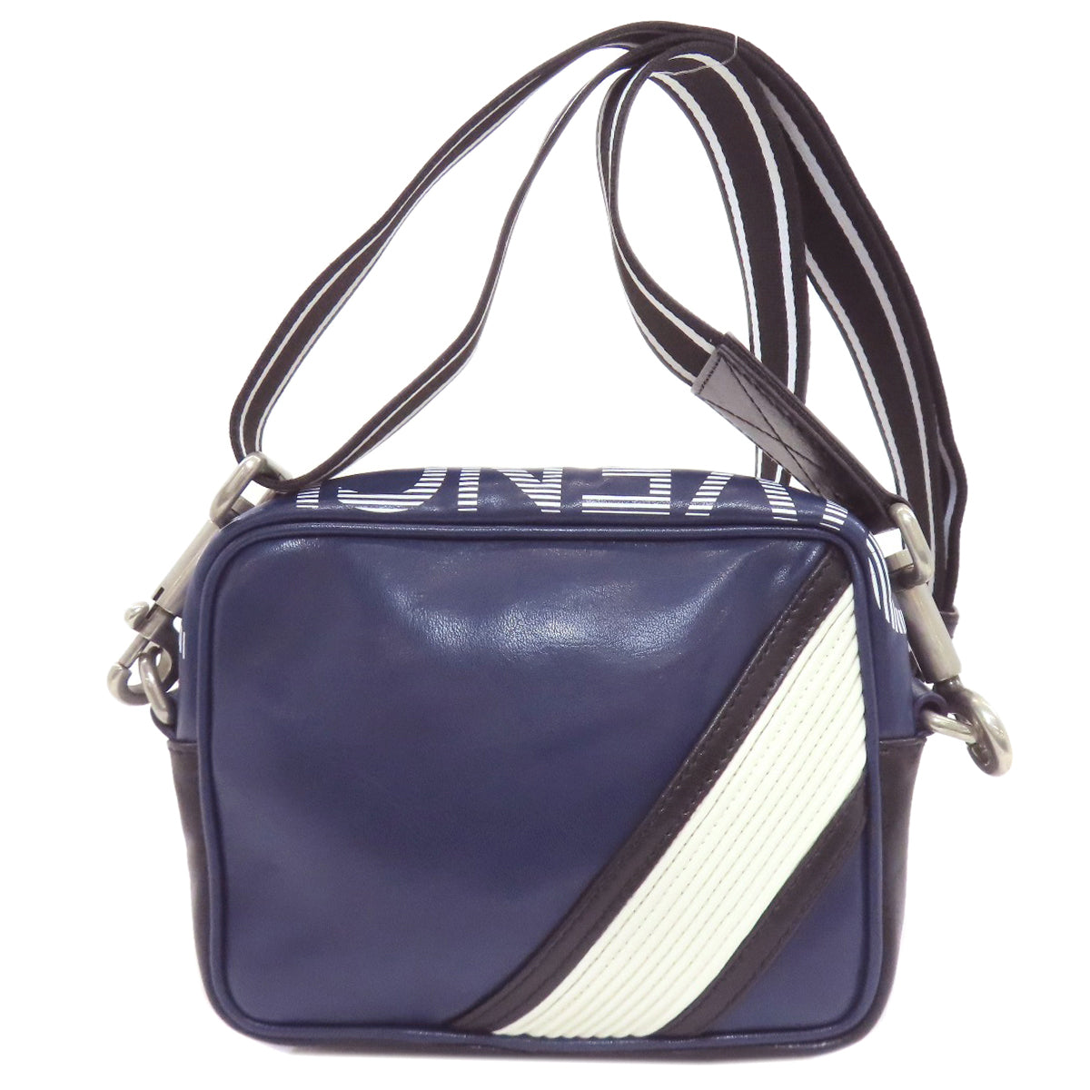 GIVENCHY ジバンシー ロゴ ショルダーバッグ レザー レディース 中古