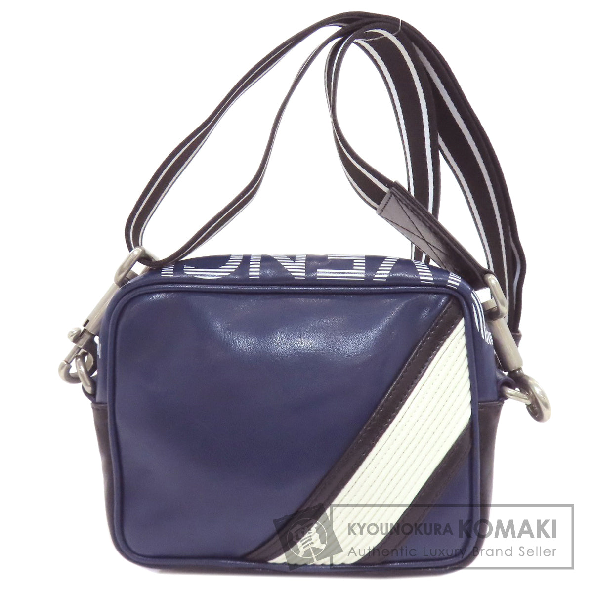 GIVENCHY ジバンシー ロゴ ショルダーバッグ レザー レディース 中古