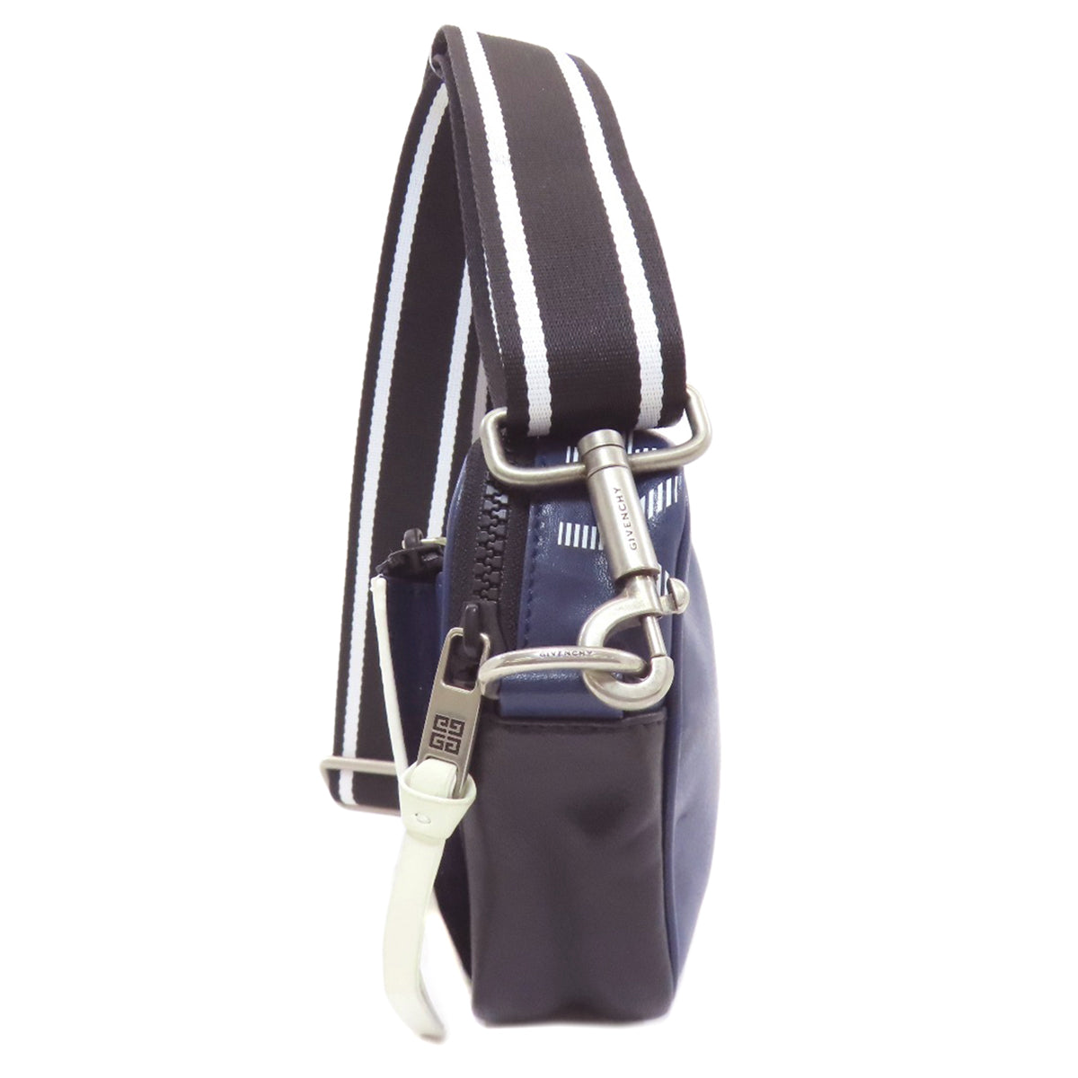 GIVENCHY ジバンシー ロゴ ショルダーバッグ レザー レディース 中古