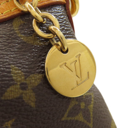 LOUIS VUITTON ルイヴィトン M40145 パレルモPM トートバッグ モノグラムキャンバス レディース 中古