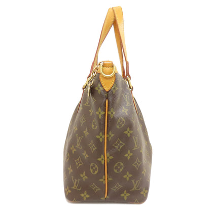 LOUIS VUITTON ルイヴィトン M40145 パレルモPM トートバッグ モノグラムキャンバス レディース 中古