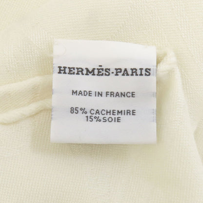 HERMES エルメス ロゴ ショール ストール カシミヤ レディース 中古