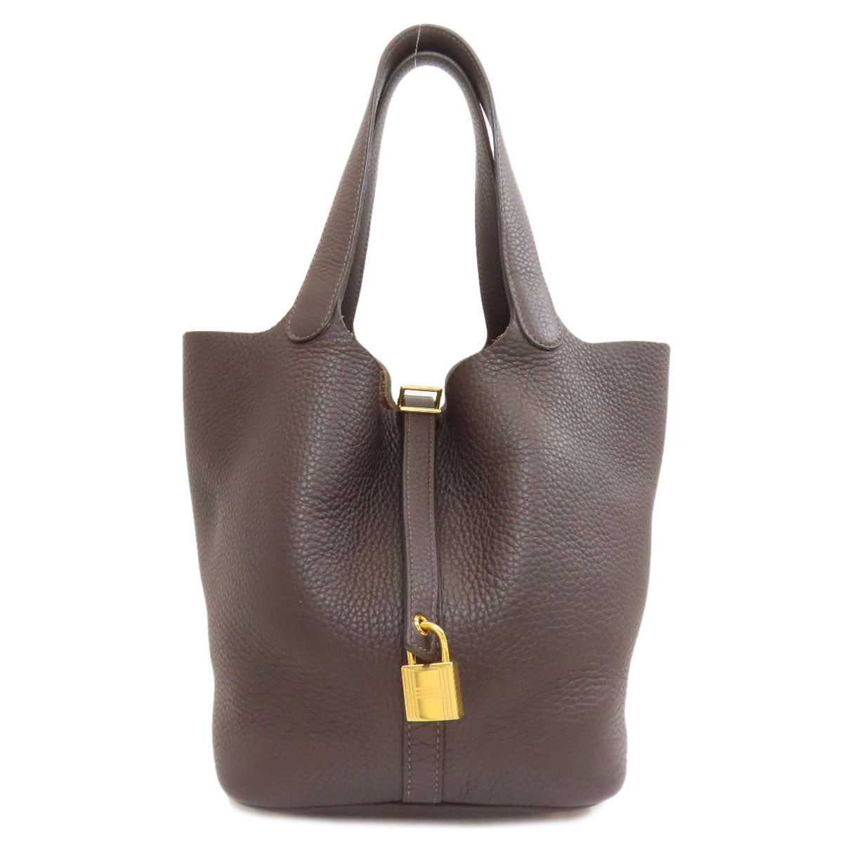 HERMES エルメス ピコタンロックMM ゴールド金具 ハンドバッグ トリヨン レディース 中古