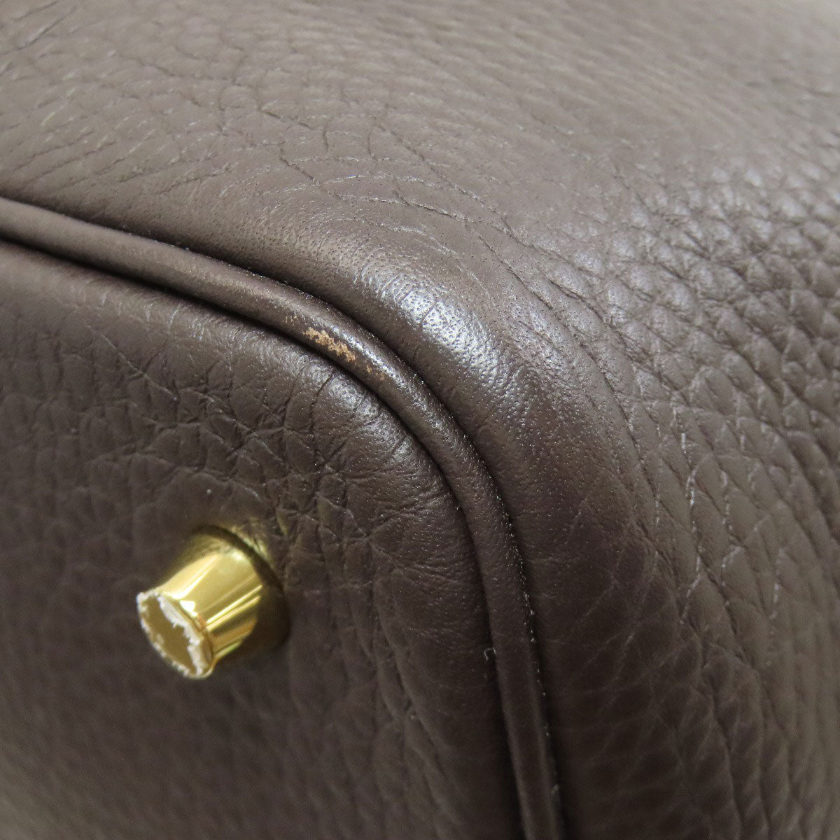 HERMES エルメス ピコタンロックMM ゴールド金具 ハンドバッグ トリヨン レディース 中古
