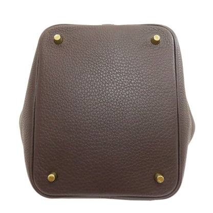 HERMES エルメス ピコタンロックMM ゴールド金具 ハンドバッグ トリヨン レディース 中古