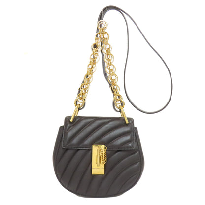 CHLOE クロエ ドリュー ビジュー 2WAY ショルダーバッグ カーフ レディース 中古