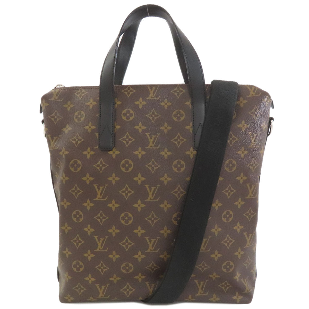 LOUIS VUITTON ルイヴィトン M40388 キタン マカサー ハンドバッグ モノグラムキャンバス メンズ 中古