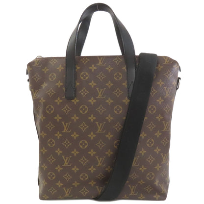 LOUIS VUITTON ルイヴィトン M40388 キタン マカサー ハンドバッグ モノグラムキャンバス メンズ 中古