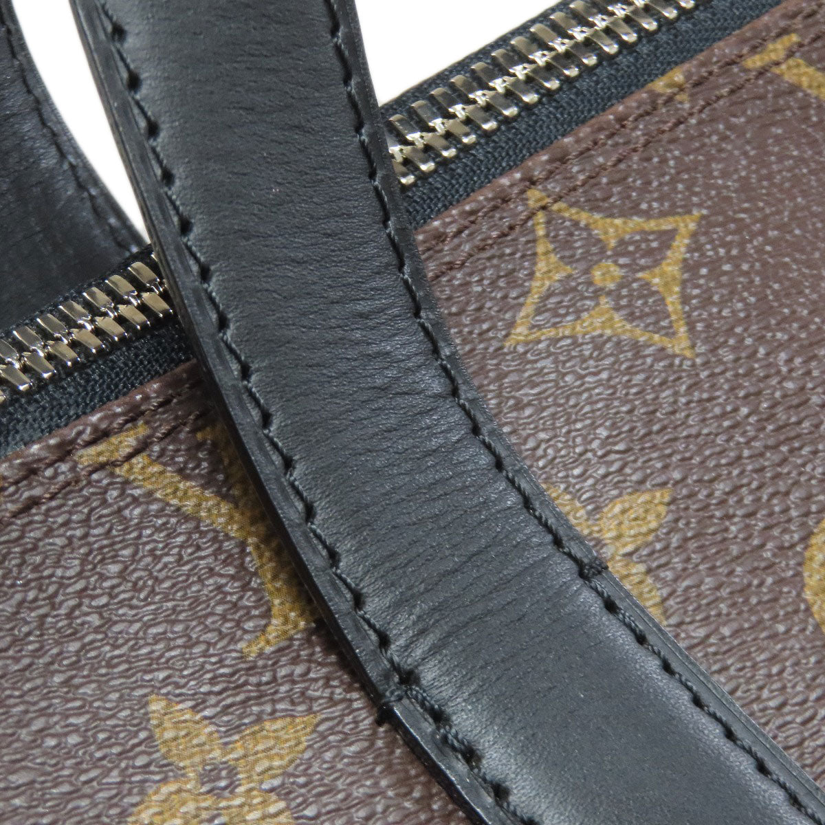LOUIS VUITTON ルイヴィトン M40388 キタン マカサー ハンドバッグ モノグラムキャンバス メンズ 中古