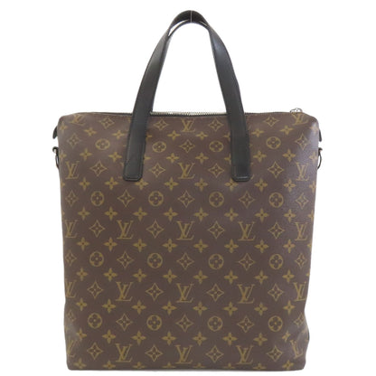 LOUIS VUITTON ルイヴィトン M40388 キタン マカサー ハンドバッグ モノグラムキャンバス メンズ 中古