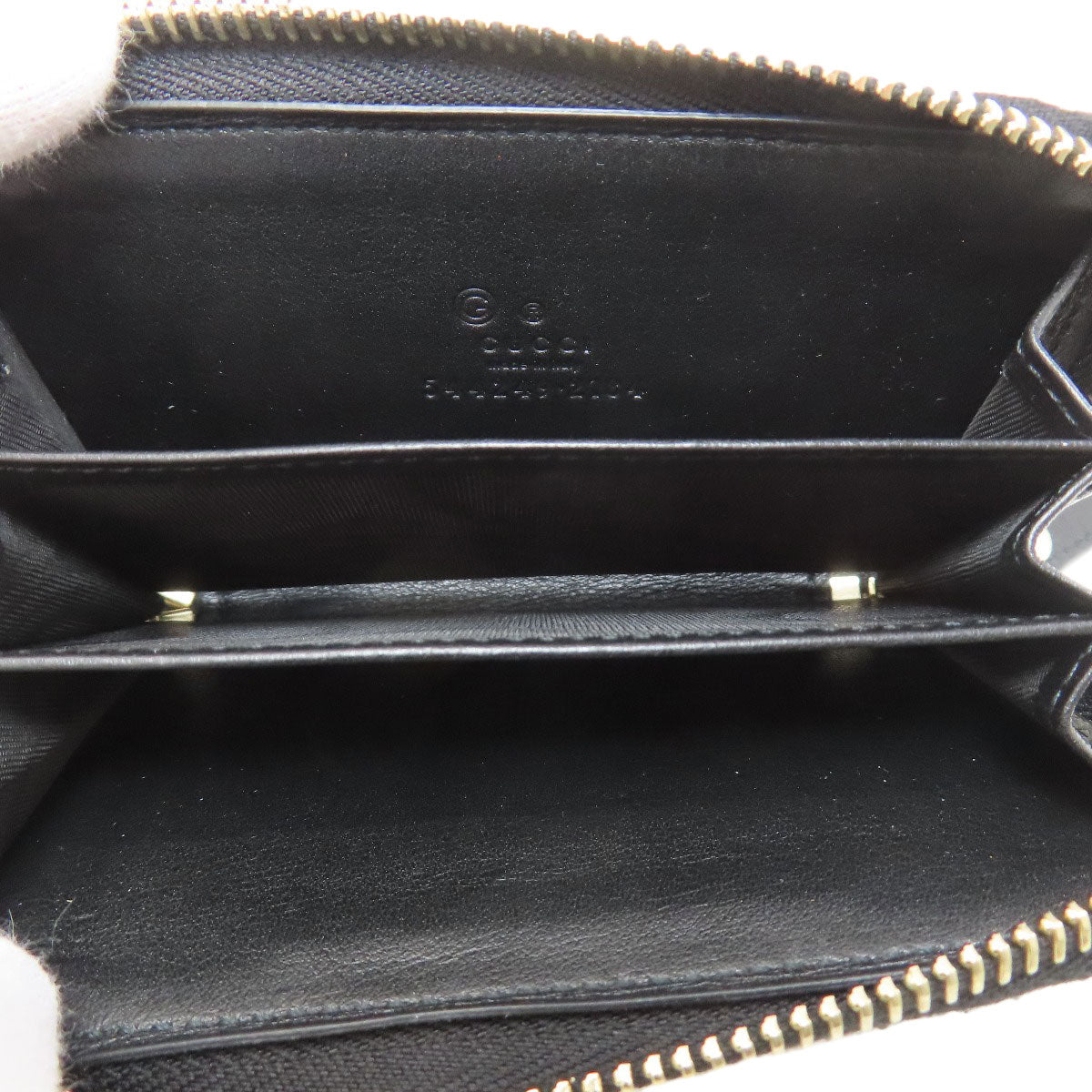 GUCCI グッチ 544249 GGシグネチャー シマ カードケース PVC レディース 中古