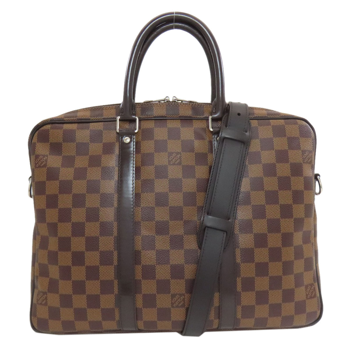 LOUIS VUITTON ルイヴィトン N41466 ポルトドキュマン ヴォワヤージュPM PDV ビジネスバッグ ダミエキャンバス レディース 中古